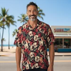 Natural Issue Men's Aloha Hawaii Hawaiian Camp Shirt Size XXL